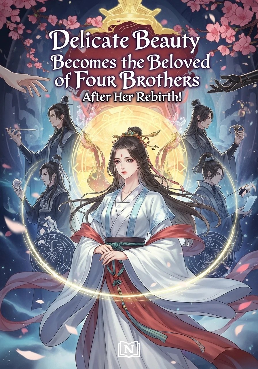 Delicate Beauty Becomes the Beloved of Four Brothers After Her Rebirth! Novel